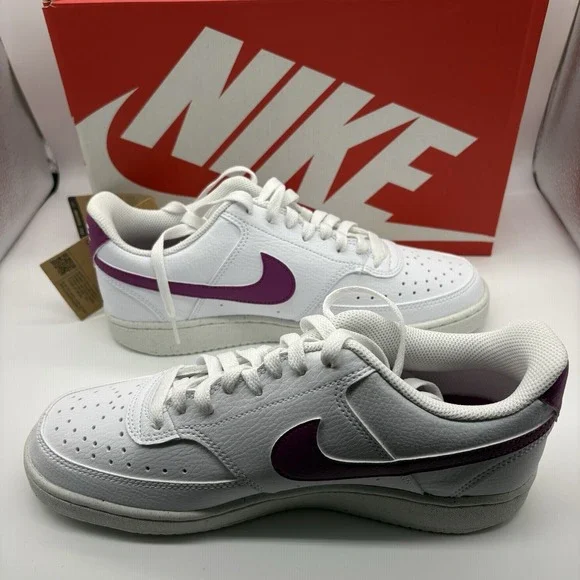 Nike Court Vision Low NN Women 9.5 Casual Shoes DH3158-500 Cactus Flower Pink - Picture 2 of 8